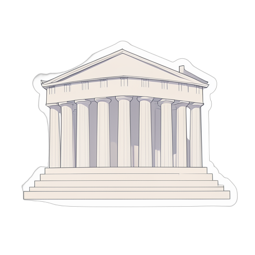 Sticker Parthenon