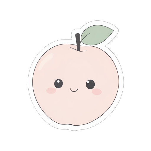 Sticker Peach