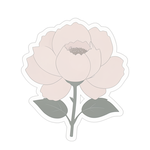 Sticker ดอกโบตั๋น