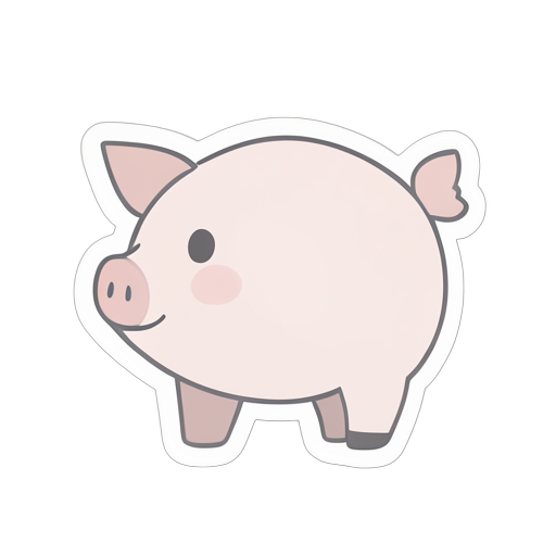Sticker Pig