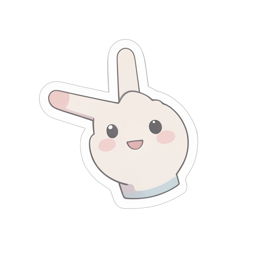 Sticker Wskazujący W Lewo