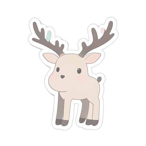 Sticker Rentiere