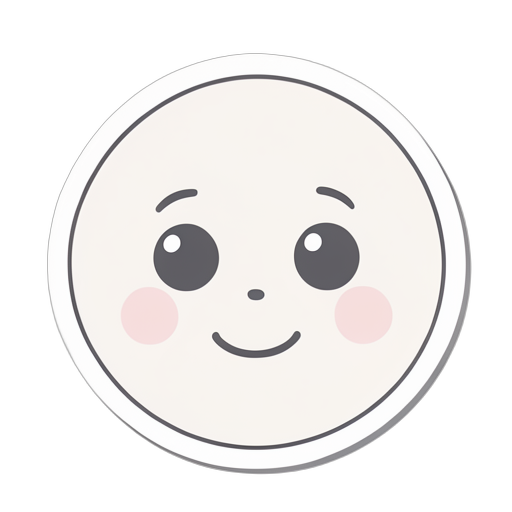 Sticker Zrelaksowany