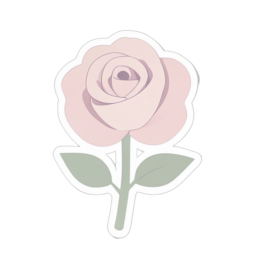 Sticker 장미