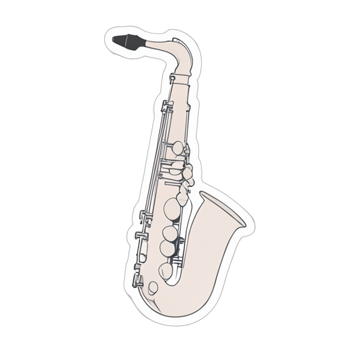 Sticker 색소폰