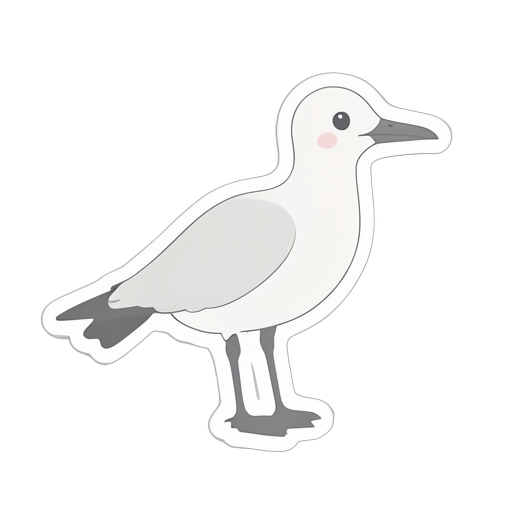 Sticker Mòng biển