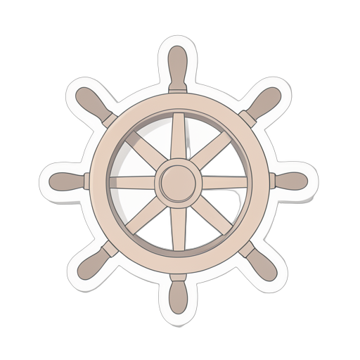 Sticker Ship Wheel