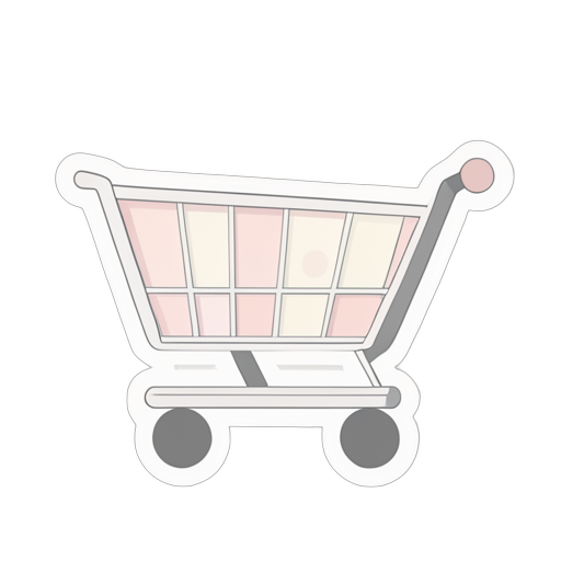 Sticker Shopping Cart