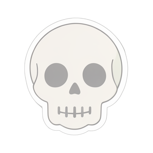 Sticker กะโหลก