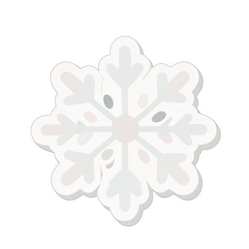 Sticker เกล็ดหิมะ