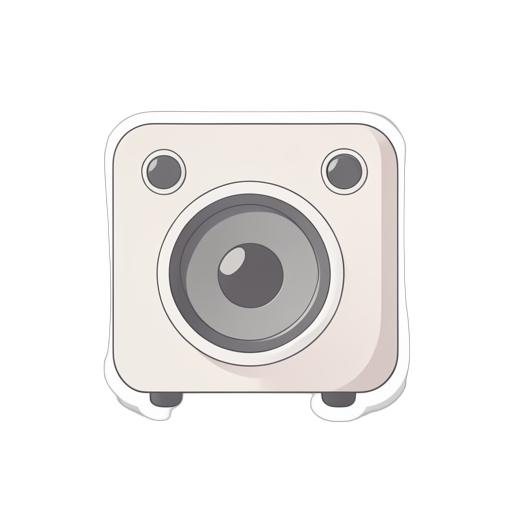 Sticker głośnik