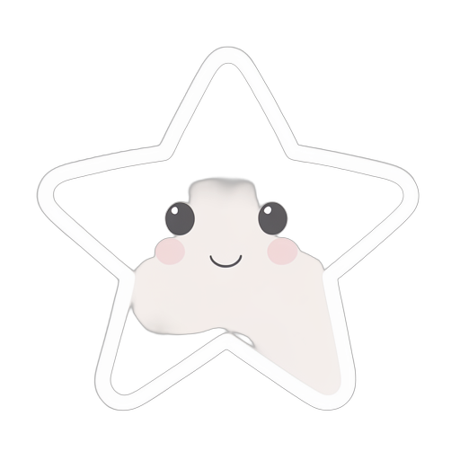 Sticker Fünfzackiger Stern