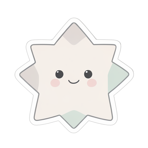 Sticker Étoile à six branches