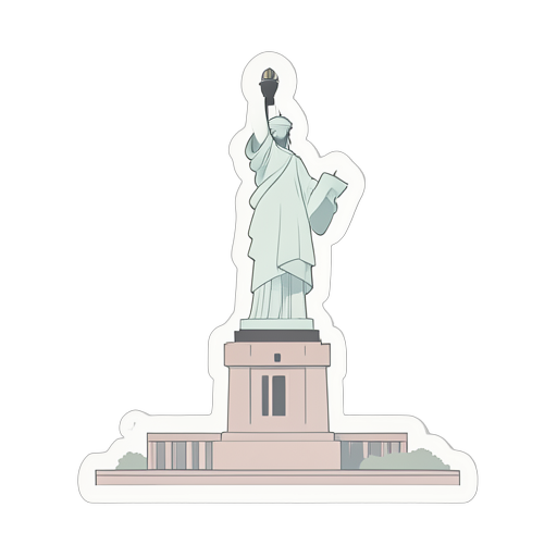 Sticker 自由女神像