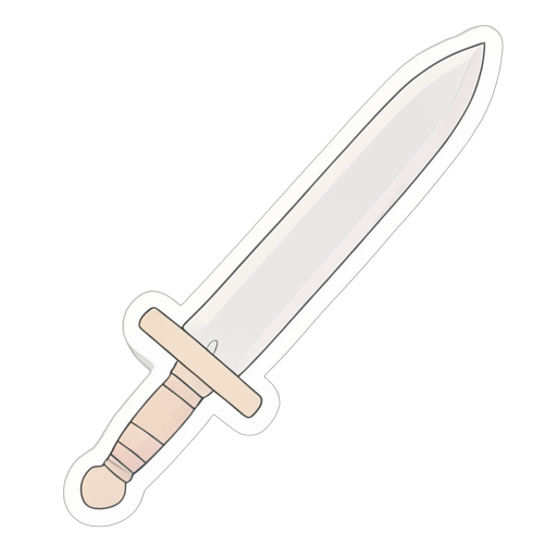 Sticker zwaard