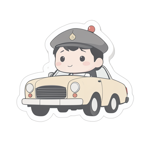 Sticker 出租车司机