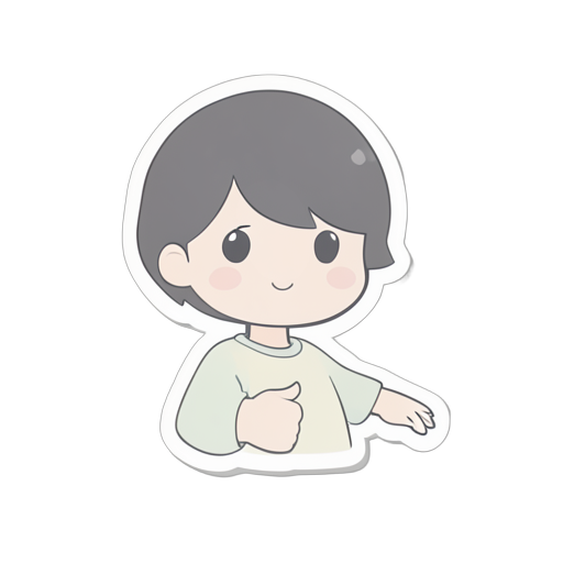Sticker Başparmak aşağı