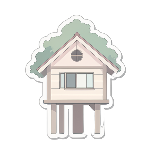 Sticker Casa dell'albero