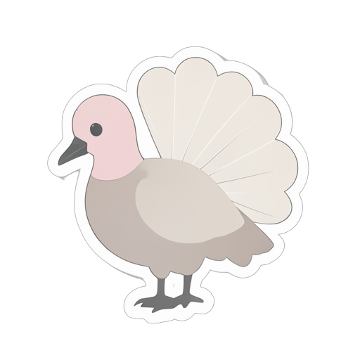 Sticker Turkey Bird