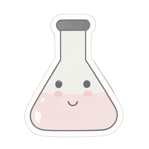 Sticker Volumetrische Flasche