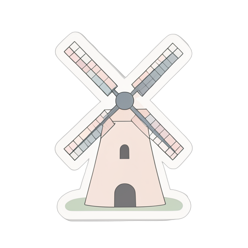 Sticker Windmill