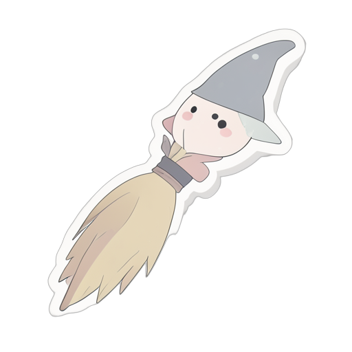 Sticker Померанский метла