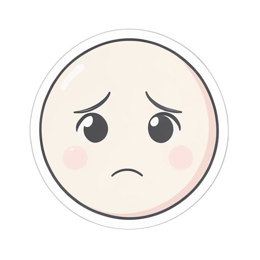 Sticker Worried