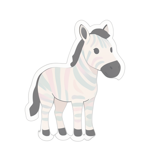 Sticker zebra