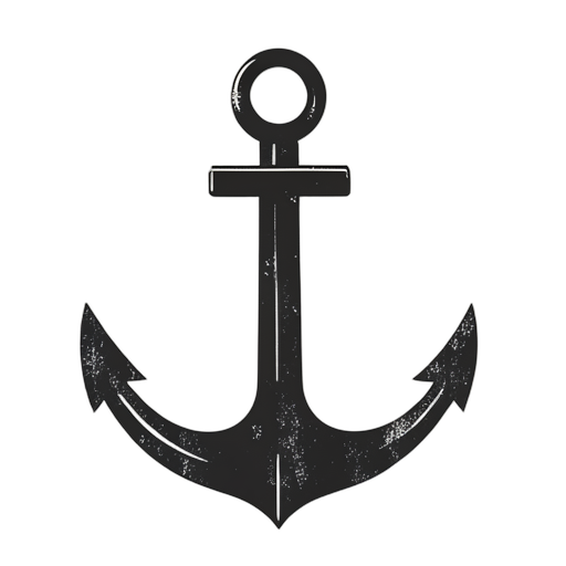Woodcut Anchor