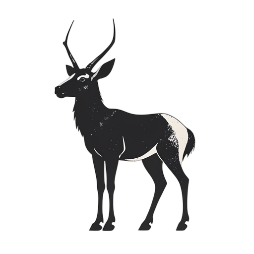 Woodcut Antelope