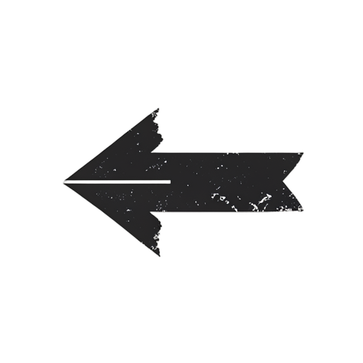 Woodcut Arrow Left
