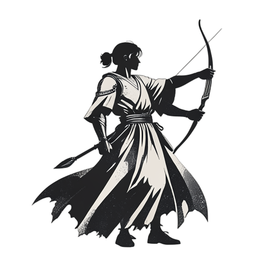 Woodcut Artemis