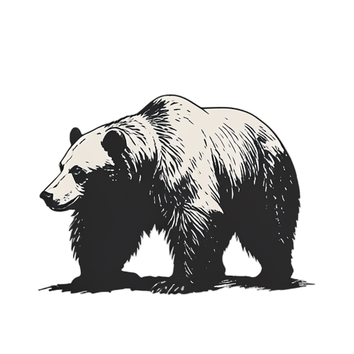 Woodcut Bear