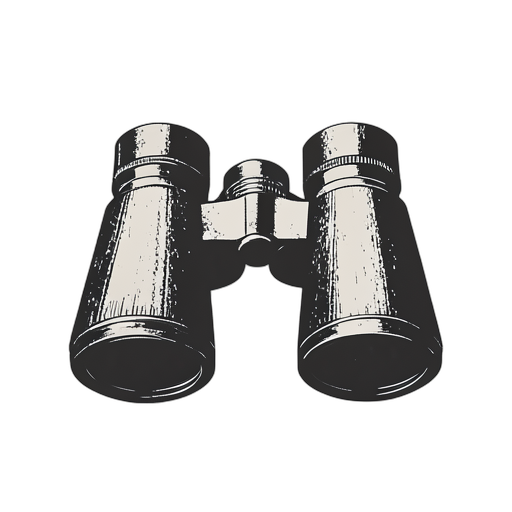 Woodcut Binoculars