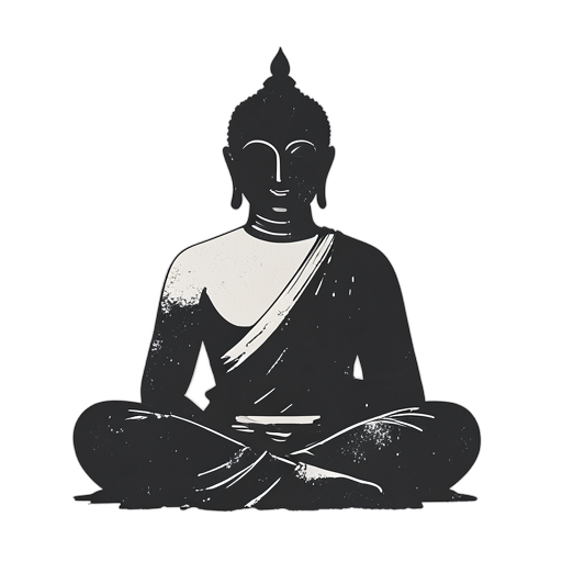 Woodcut Buddha