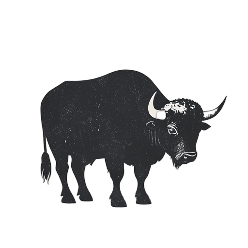 Woodcut Buffalo
