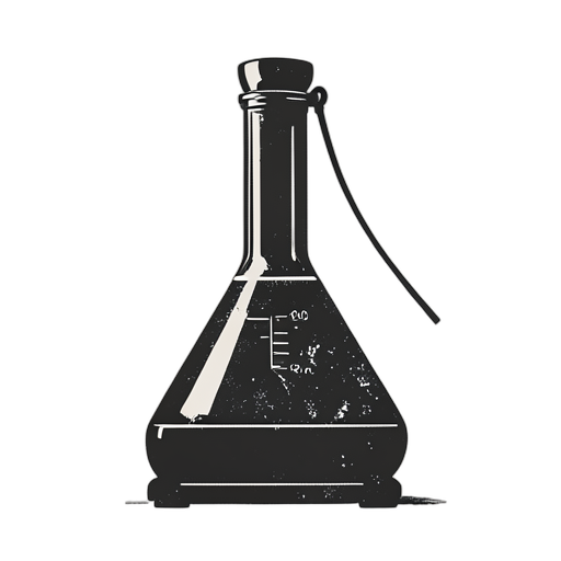 Woodcut Bunsen Burner