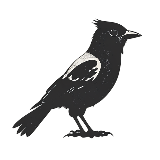 Woodcut นกคาร์ดินัล