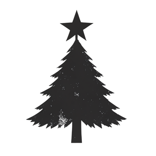 Woodcut Kerstster