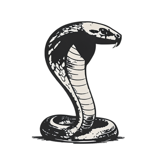 Woodcut Cobra