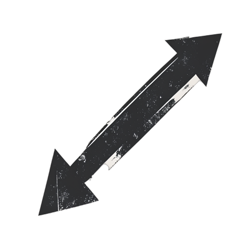 Woodcut Converging Arrows