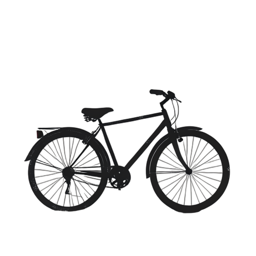 Woodcut Fietsen