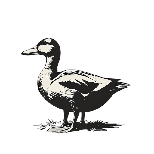Woodcut Boerenvogel