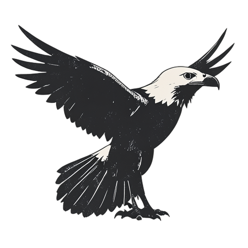 Woodcut Eagle