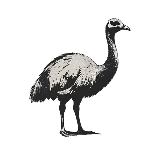 Woodcut เอมู