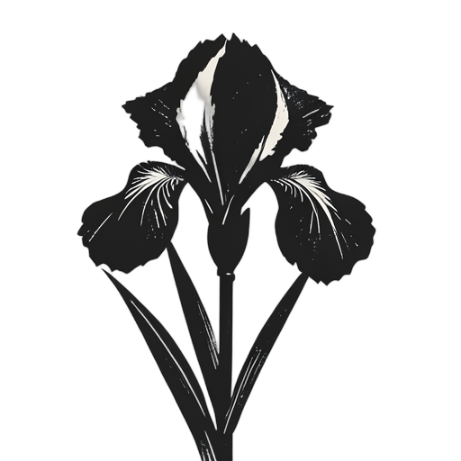 Woodcut Iris