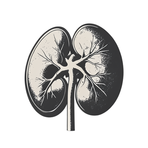 Woodcut Kidney