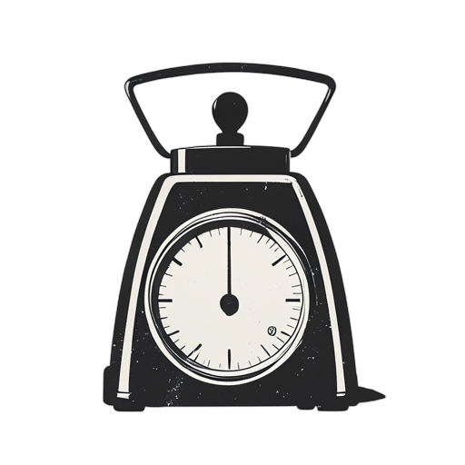 Woodcut Kitchen Scale