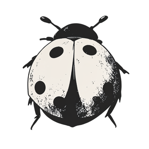Woodcut Ladybug