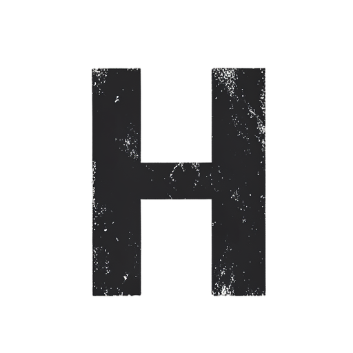 Woodcut Lettera H